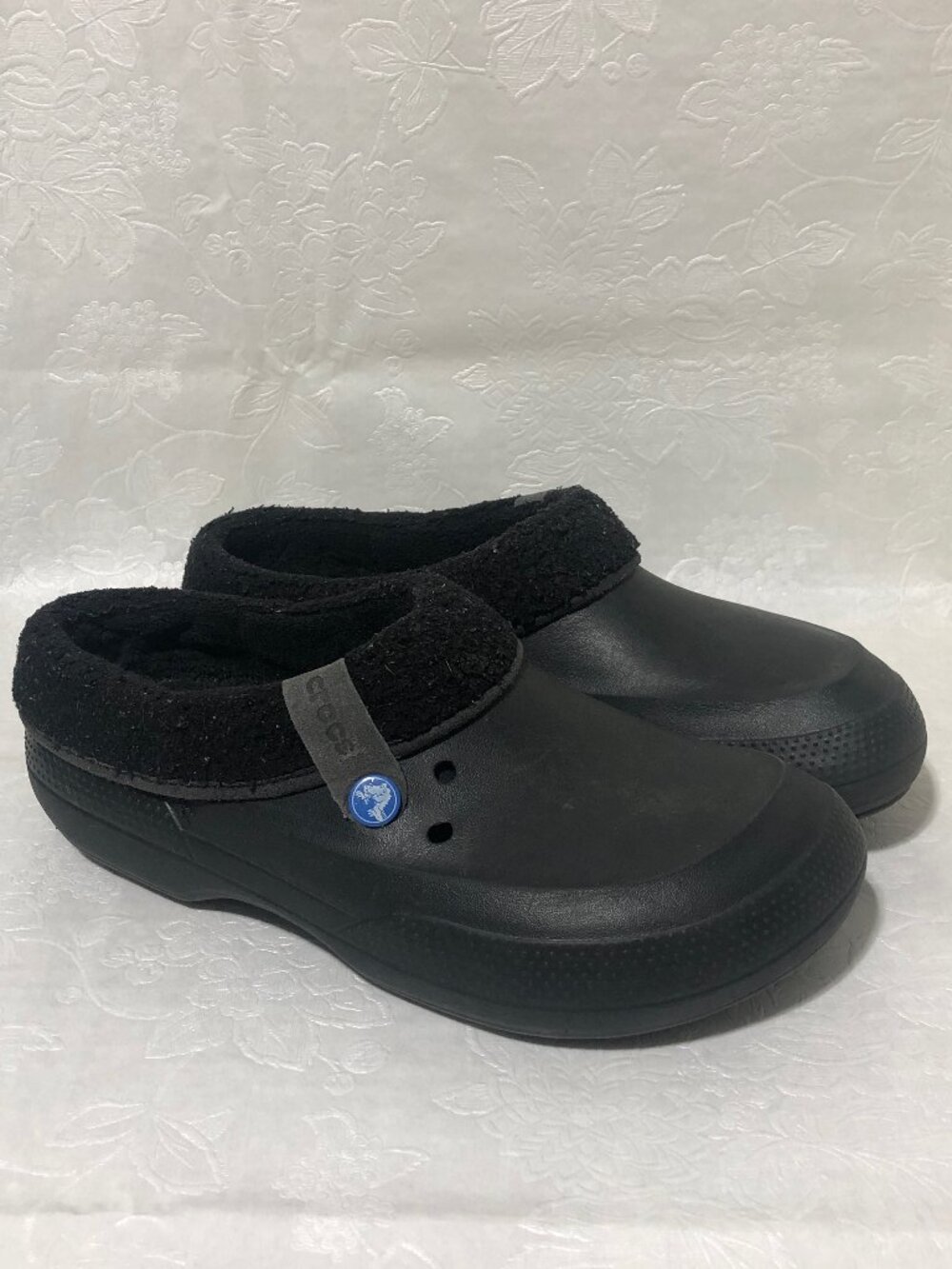 Crocs Shoes Mens 12 Blitzen II Fur Lined Black